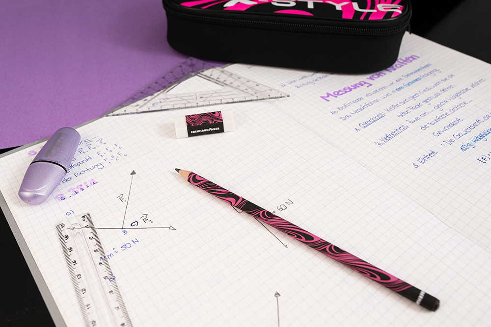 246291-EC Set ol.graf. x3HB + gumica neon roza EBERHARD FABER bls P10/200