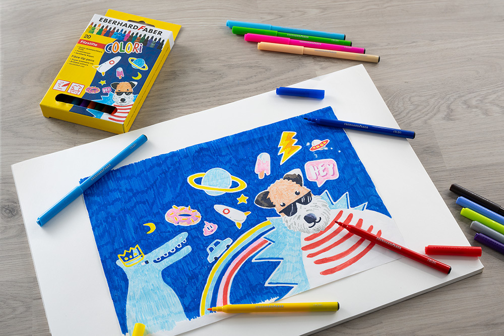 246295-EC Flomasteri 20/1 EBERHARD FABER Colori P6/72