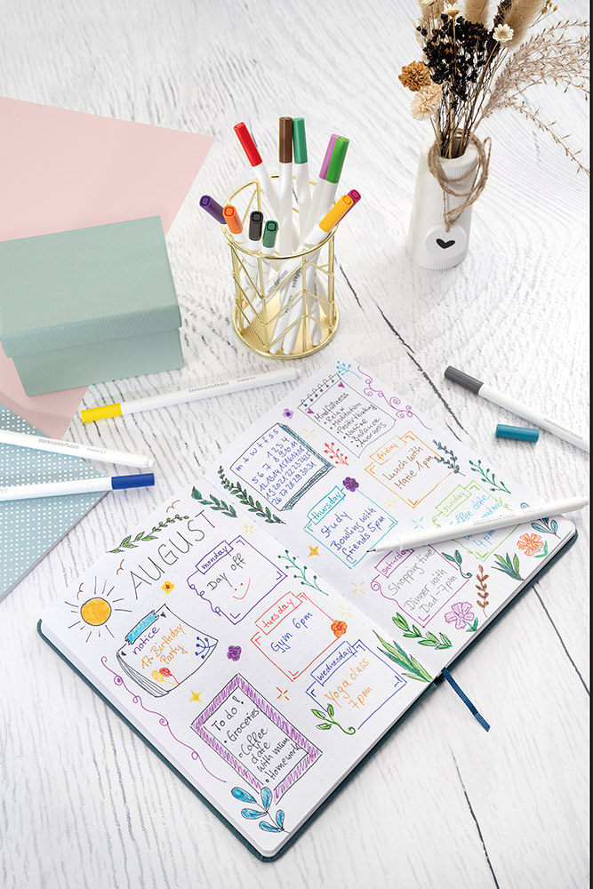 246296-EC Flomaster fineliner EBERHARD FABER GenTrend 0,4 set 8 boja P6/120