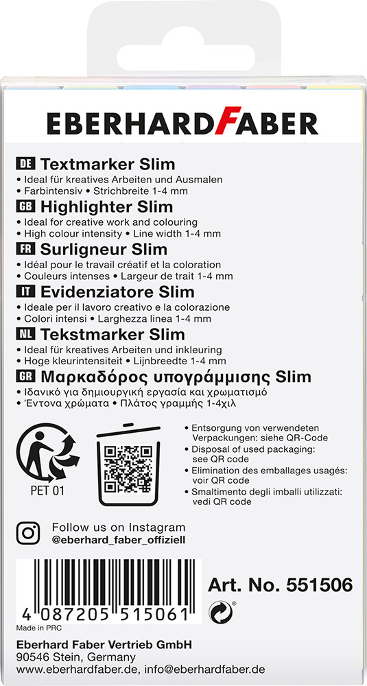 246297-EC Signir EBERHARD FABER GenTrend Pastel 6/1 blister P6/60