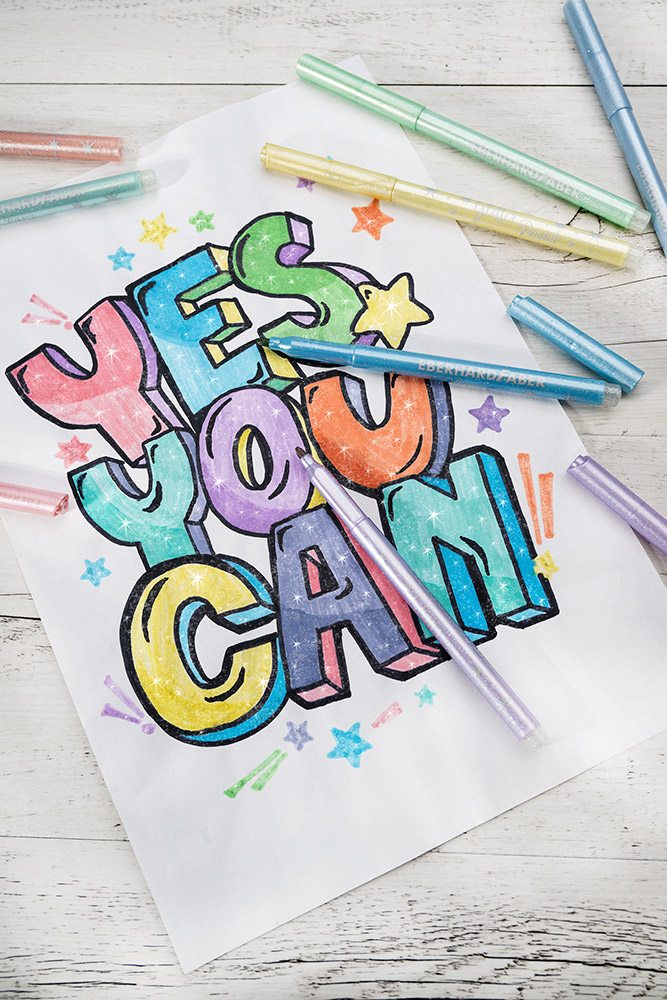 246304-EC Flomasteri 8/1 pastelni s gliterima EBERHARD FABER P6/24