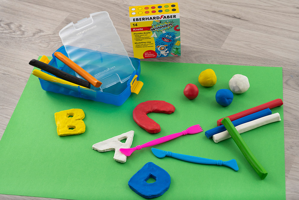 246305-EC Plastelin EBERHARD FABER Winner 14/1, 7 boja + alat za modeliranje P6/24