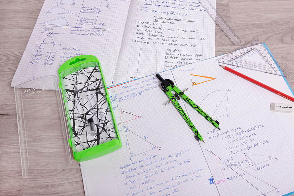 246307-EC Šestar EBERHARD FABER neon zeleni + mine P3/60