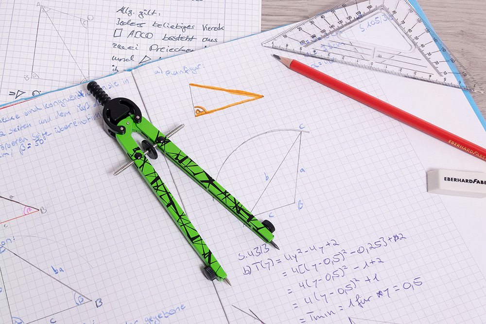 246307-EC Šestar EBERHARD FABER neon zeleni + mine P3/60