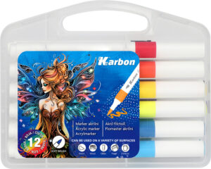 Marker akrilni KARBON vrh kao kist 12/1 P24/96