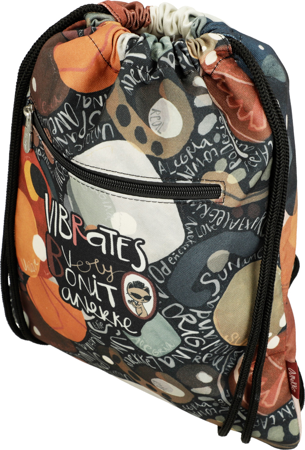 246398-EC Ruksak vrećasti Anekke MEMORIES Alma SS25 33x45x2,5cm