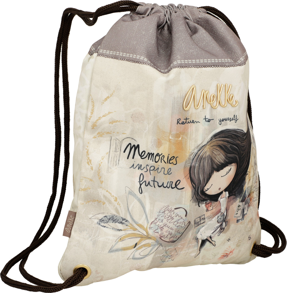 246400-EC Ruksak vrećasti Anekke MEMORIES SS25 33x45x2,5cm