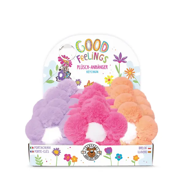 246429-EC Privjesak plišani HAPPY FLOWERS, sort P12/240
