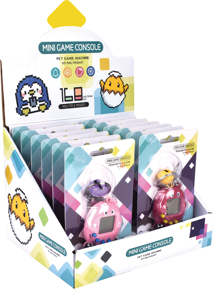 246440-EC Privjesak mini konzola pingvin ljubimac HKTEC sort P12/216