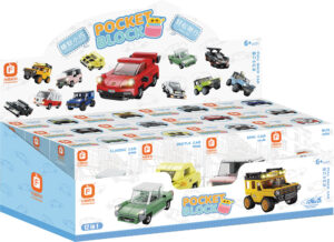 Igra mini kockice auti Pull back P12/96