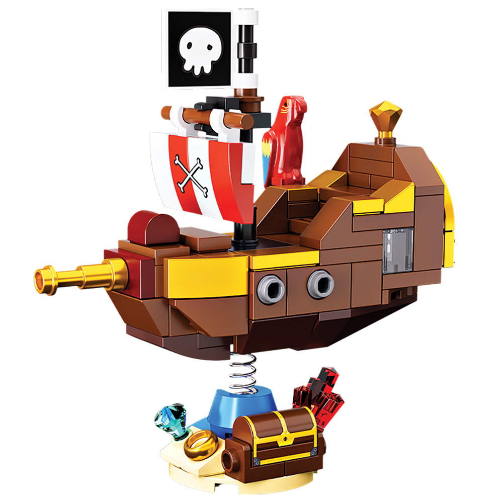 246451-EC Igra mini kockice brodovi i letjelice na opruzi P6/96