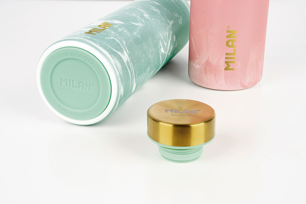 246495-EC Boca za vodu MILAN LAVA 354ml, isotermalna, nehrđajući čelik, roza P12