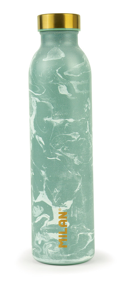 246496-EC Boca za vodu MILAN LAVA 591ml, isotermalna, nehrđajući čelik, zelena P12
