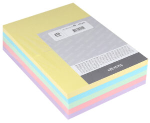 246527-EC Papir hamer A4 220gr. mix 5 pastel boja 250 listova (5x50L) 56845