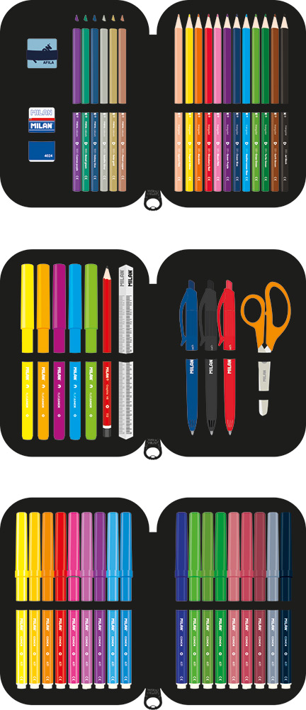 246595-EC Pernica trostruka sa priborom MILAN Tandem 2 P12