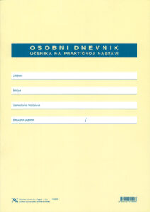 246635-EC Osobni dnevnik učenika na praktičnoj nastavi XI-4-72/A NN A4