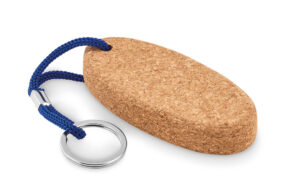 246660-EC Privjesak Boat od pluta s royal plavom vezicom