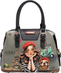 Torba fashion NIKKY Eiffel Dreams FW25 31x22,5x13 cm NK13000 P12