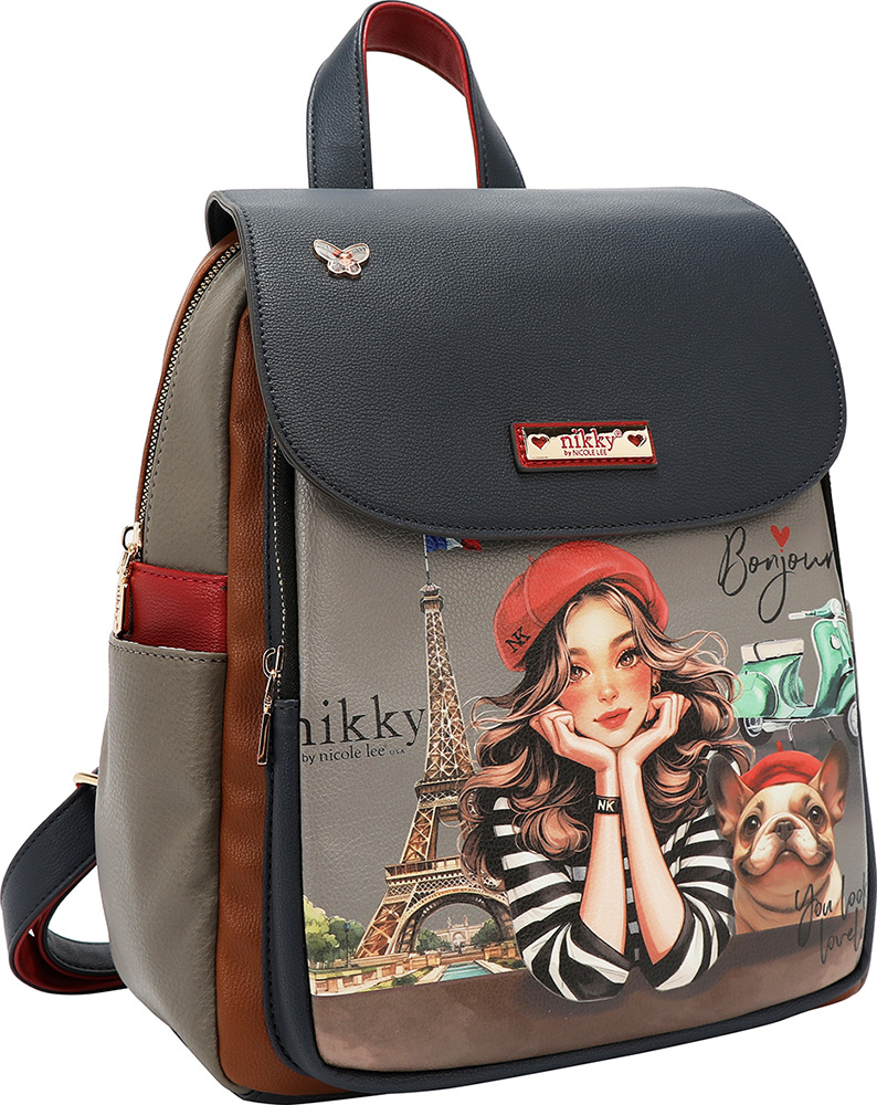 246782-EC Ruksak fashion NIKKY Eiffel Dreams FW25 26x29x11,5cm ML13004 P12