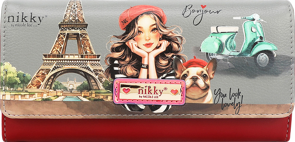 246796-EC Novčanik fashion NIKKY Eiffel Dreams FW25 19x10x4 cm NK20375 P48