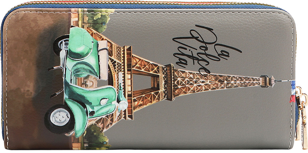 246797-EC Novčanik fashion NIKKY Eiffel Dreams FW25 19x9,5x4,5 cm NK20376 P48