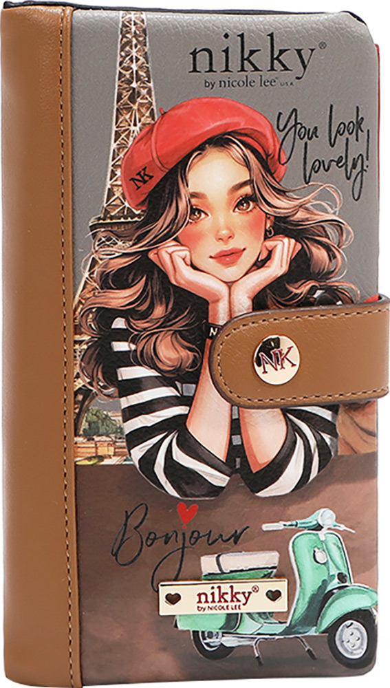 246798-EC Novčanik fashion NIKKY Eiffel Dreams FW25 10x17,5x2 cm NK22520 P48
