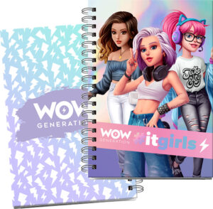 Blok kolegij A5 crte tvrdi uvez WOW