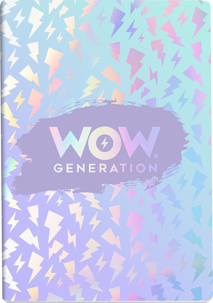 246937-EC Bilježnice A5 set WOW Generation 3 dizajna 3x24L, P6/24