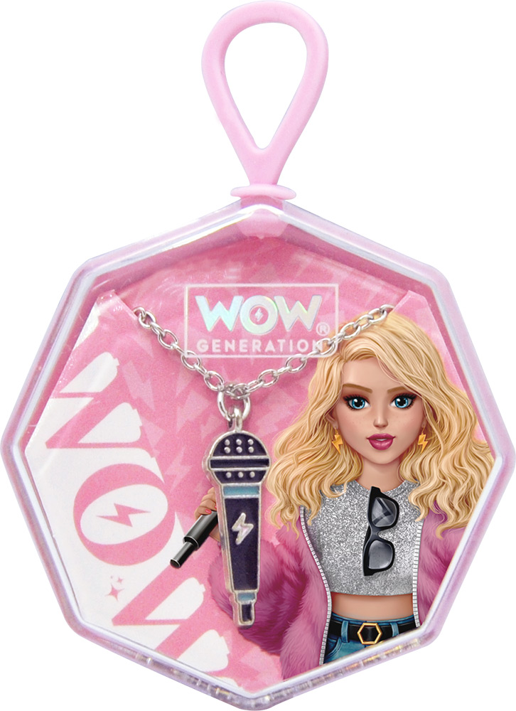 246939-EC Ogrlica s privjeskom WOW Generation u kutiji, sort P12/24