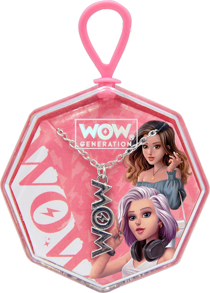 246939-EC Ogrlica s privjeskom WOW Generation u kutiji, sort P12/24