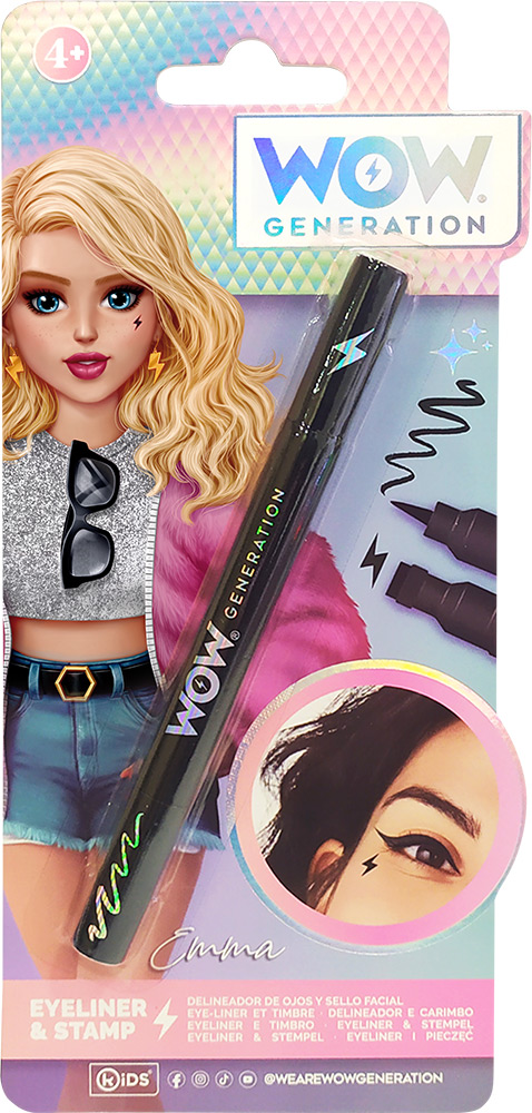 246945-EC Tuš za oči sa štambiljem WOW Generation crni i plavi, sort P10/20