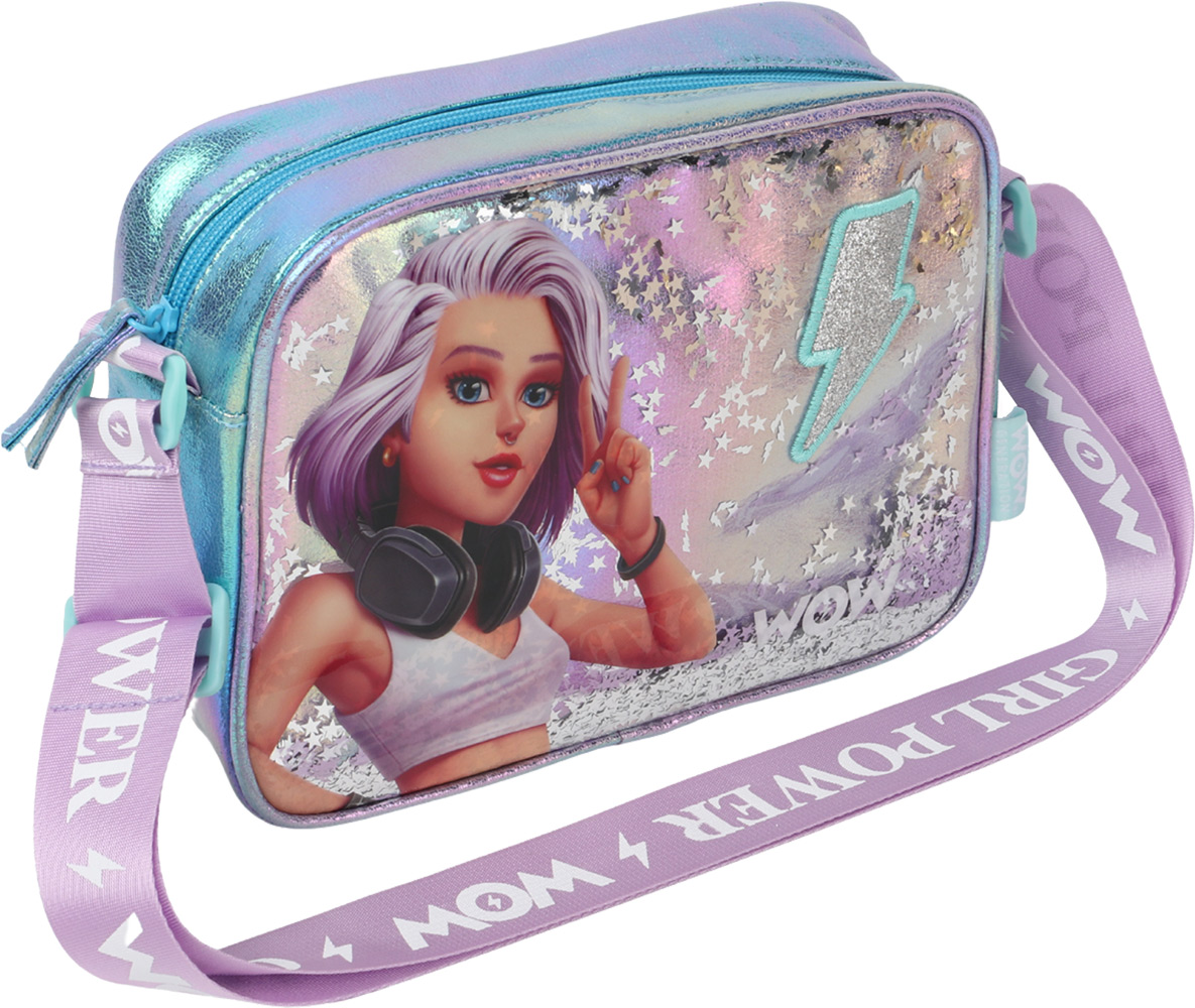 246956-EC Torbica na rame WOW Generation s gliterima, P8