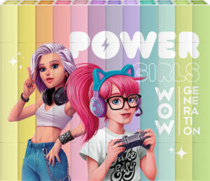 Flomasteri 12/1 dvostrani WOW Generation