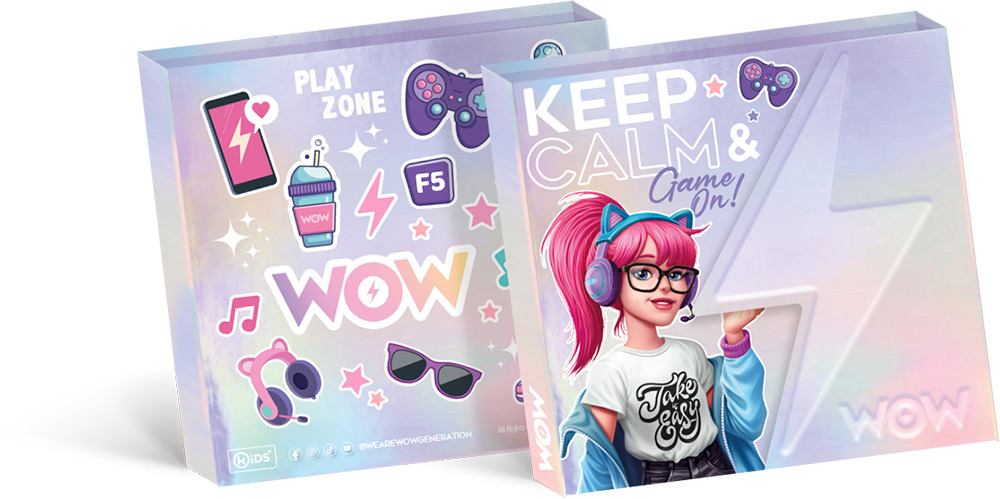 246969-EC Blok samoljepljivi set WOW Generation razni oblici, sort P6/12