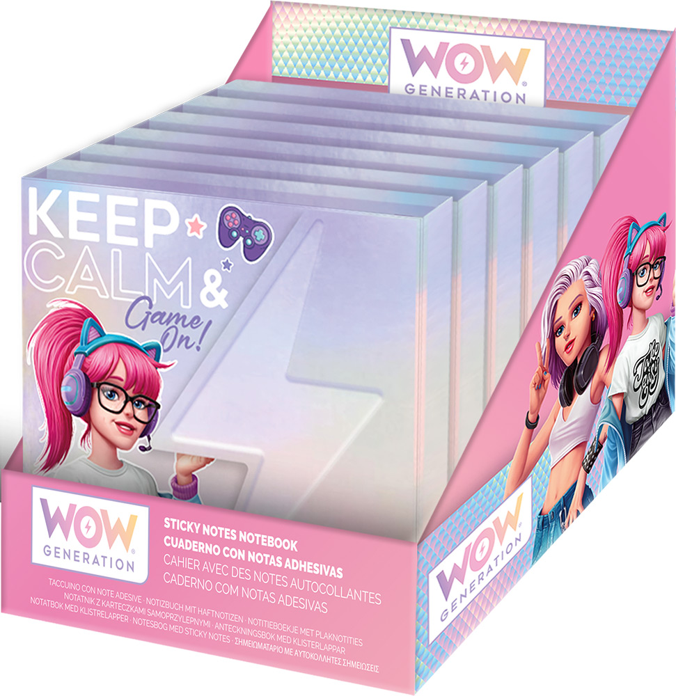 246969-EC Blok samoljepljivi set WOW Generation razni oblici, sort P6/12