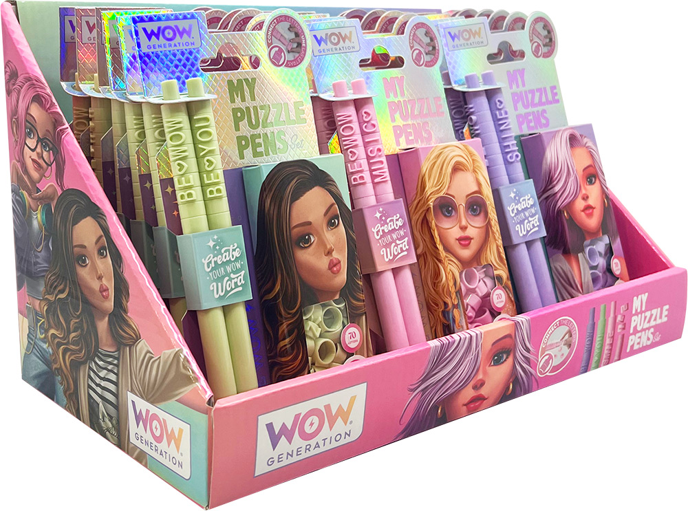 246971-EC Set ol.kem x2 + 70 slova WOW Generation Puzzle Pen sort, P18/36