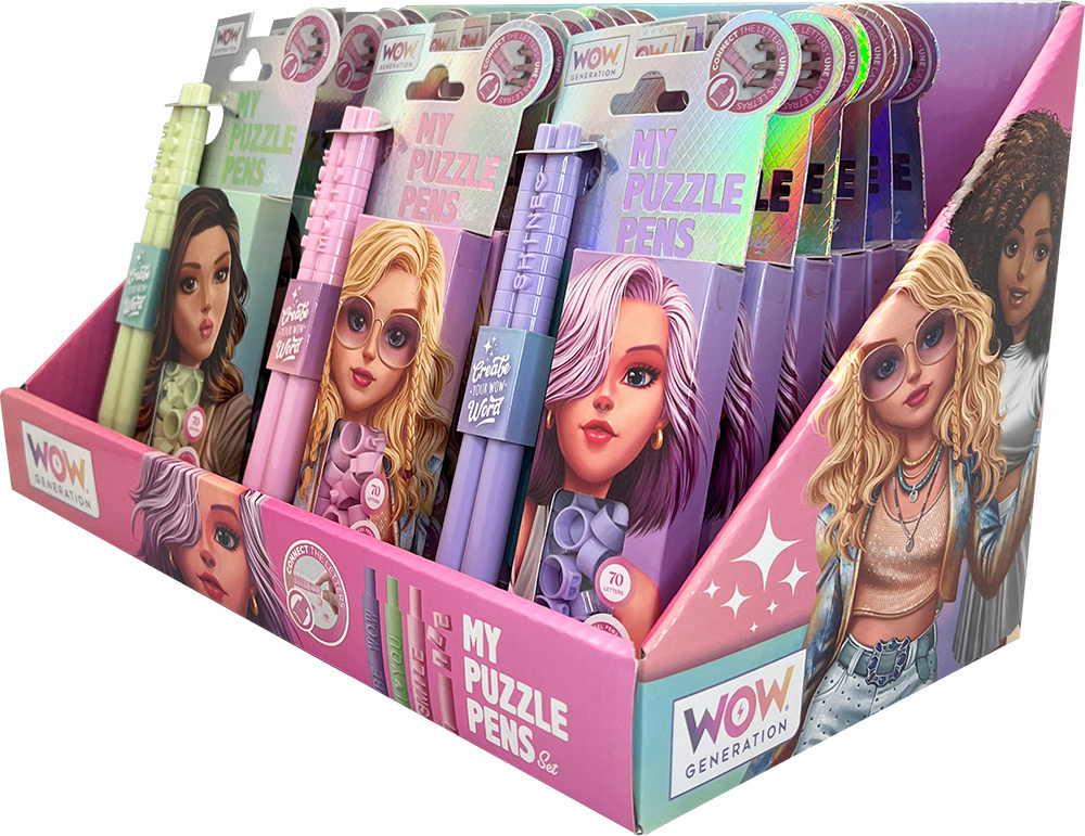 246971-EC Set ol.kem x2 + 70 slova WOW Generation Puzzle Pen sort, P18/36
