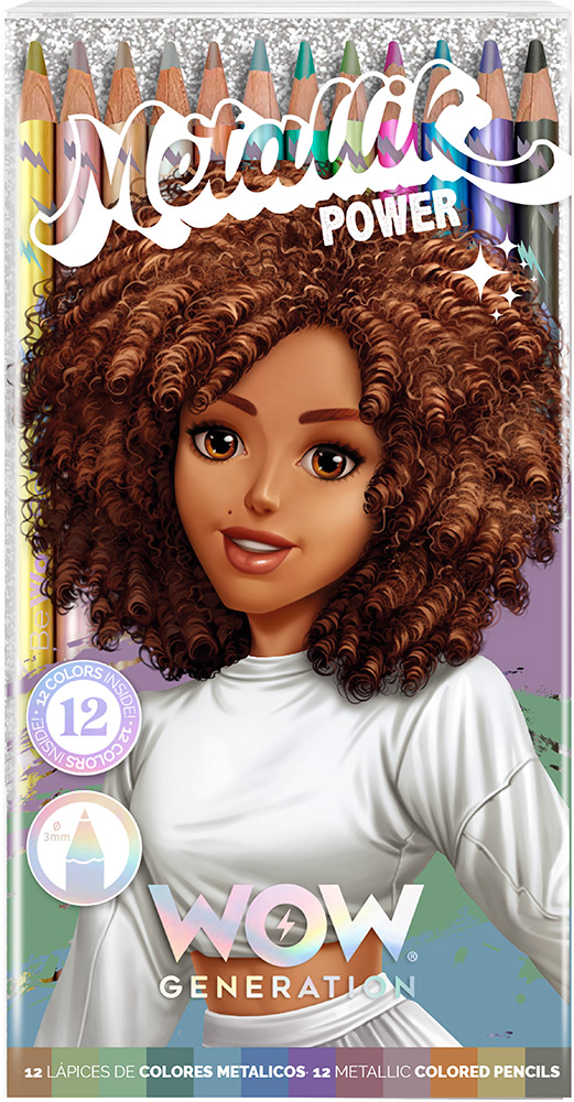 246972-EC Boje drvene 12/1 WOW Generation neon/metalic/pastel/tonovi kože, sort P24/48