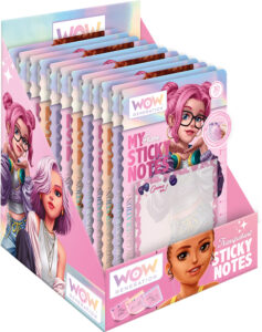 Blok samoljepljivi WOW Generation prozirni, sort P24/48