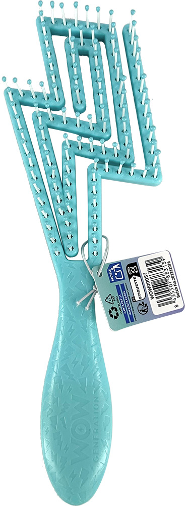 246987-EC Četka za kosu ergonomska WOW Generation oblik munje, sort P12/24