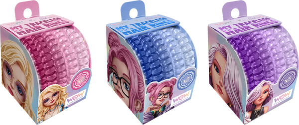 Gumice za kosu spiralne WOW Generation set 5kom, sort P12/72