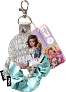 Privjesak za ključve WOW Generation Scrunchie gumica 2kom, sort P12/48