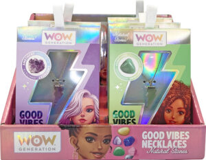 Ogrlica s privjeskom od dragog kamena WOW Generation Good Vibes, sort P6/36