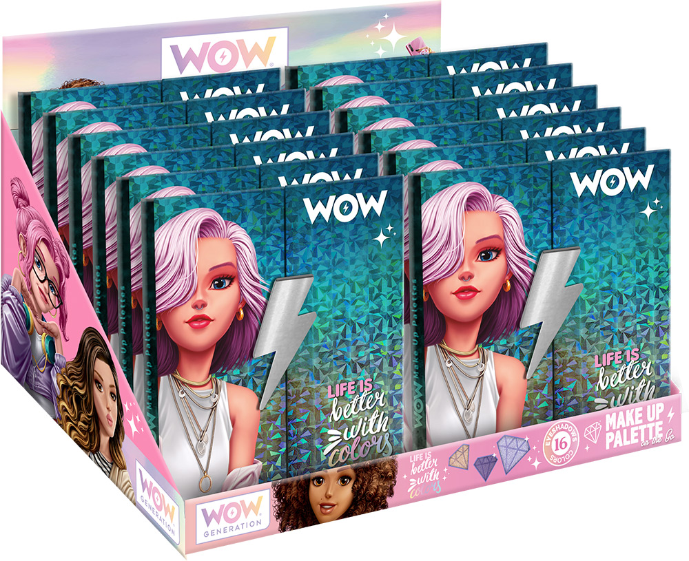 247000-EC Paleta sjenila za oči WOW Generation P6/24