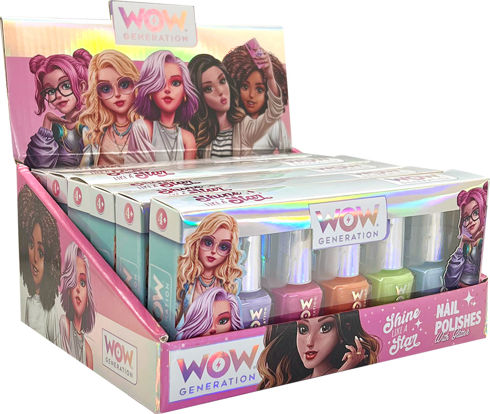 247004-EC Lak za nokte WOW Generation 5kom set, P6/12