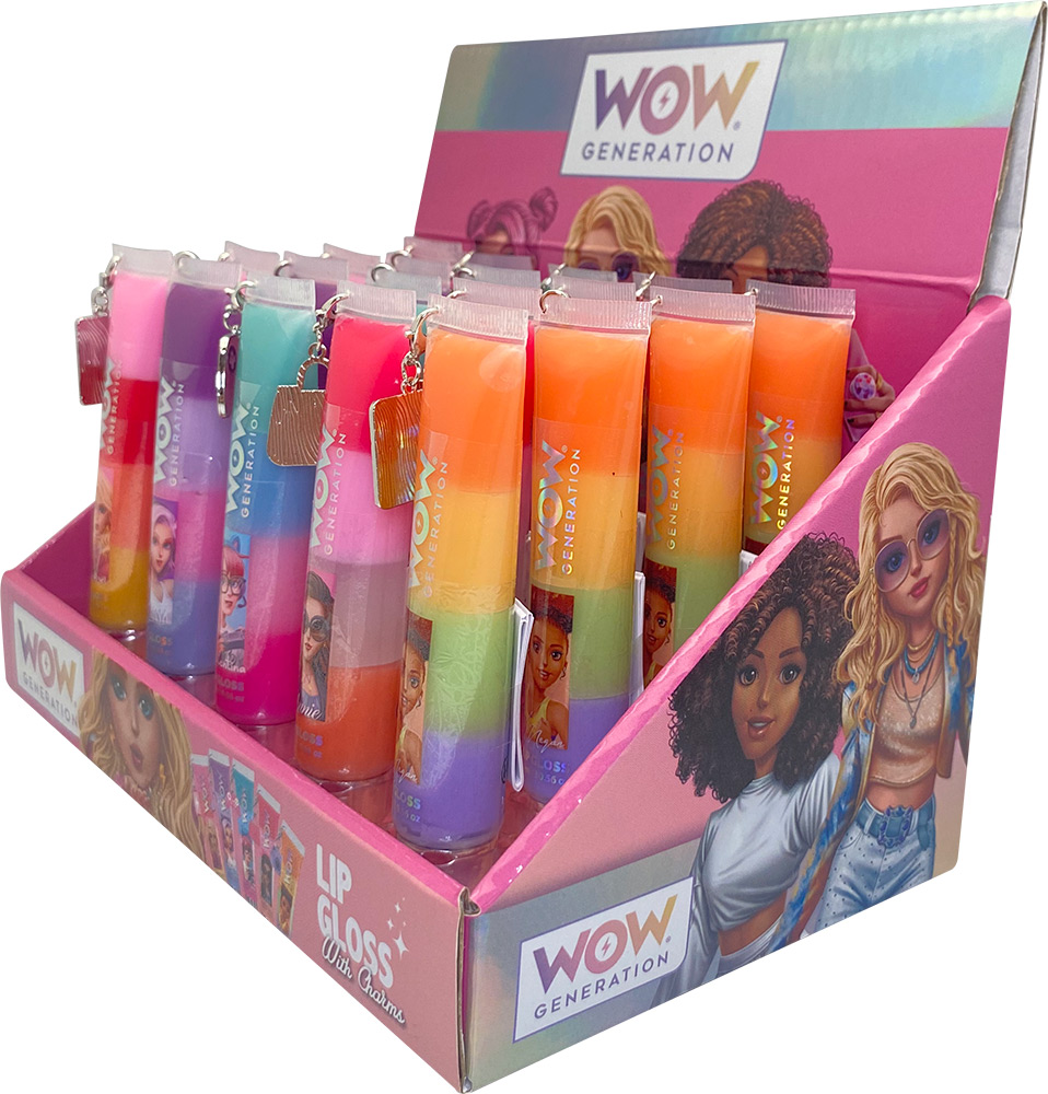 247005-EC Sjajilo za usne WOW Generation s okusom i privjeskom, sort P20/160