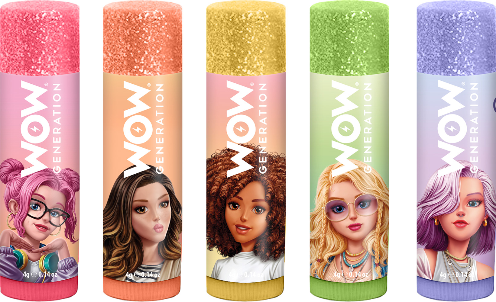 247006-EC Balzam za usne WOW Generation s okusom, sort  P20/160