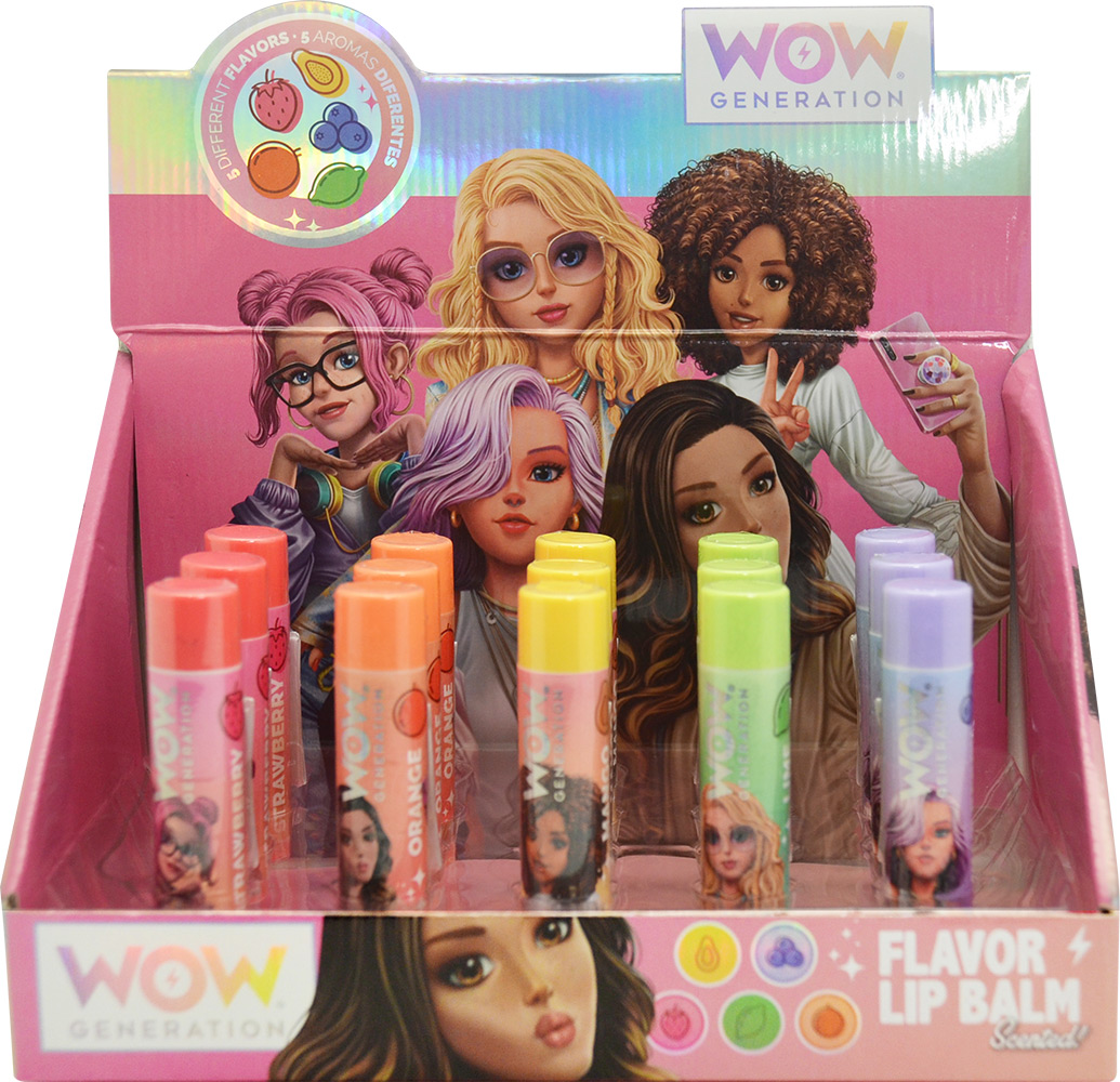 247006-EC Balzam za usne WOW Generation s okusom, sort  P20/160