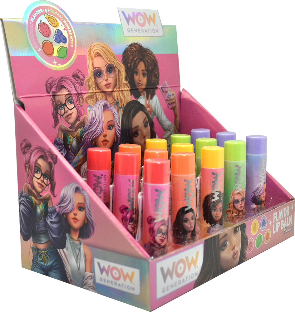 247006-EC Balzam za usne WOW Generation s okusom, sort  P20/160
