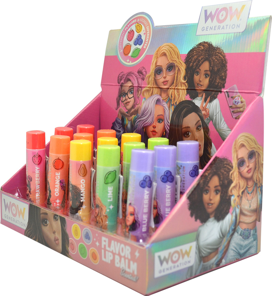 247006-EC Balzam za usne WOW Generation s okusom, sort  P20/160